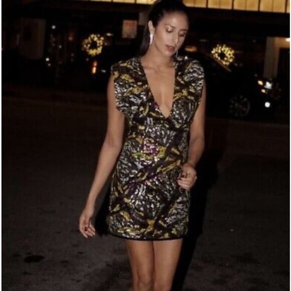 Zara Blogger's Favorite Sequin Mini Dress Size XS - Picture 2 of 9